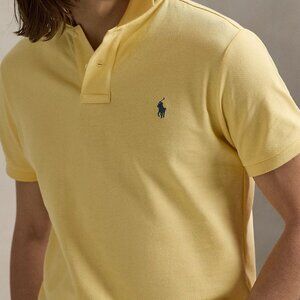 NWT Polo Ralph Lauren Men's Big & Tall Classic-Fit Mesh Polo Wicket Yellow 2XB